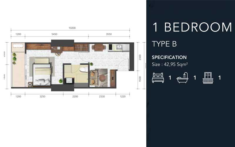 1-bedroom-B