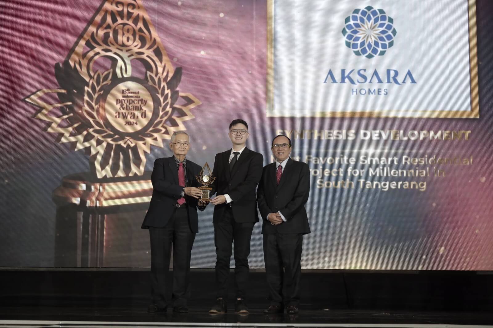 Aksara Homes Dapat Awards Proyek Terfavorit untuk Milenial